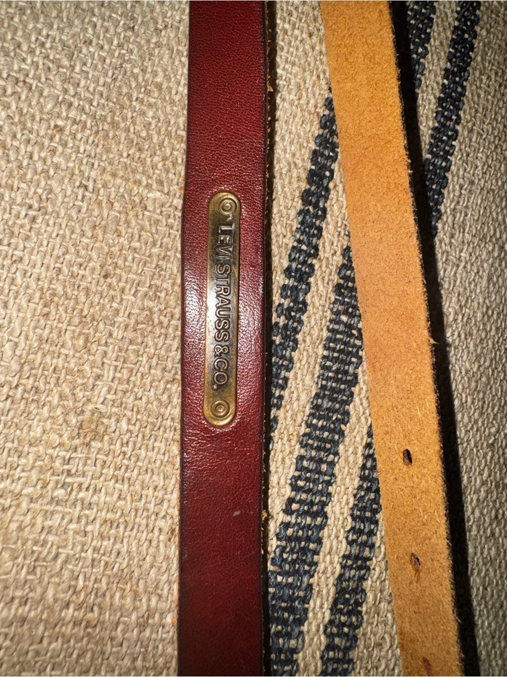 Small Classic Levi’s Brown Leather Belt